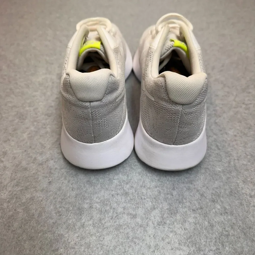 Nike Tanjun Prism Floral Womens  White Mesh Running Shoes 902865-100 Size 10